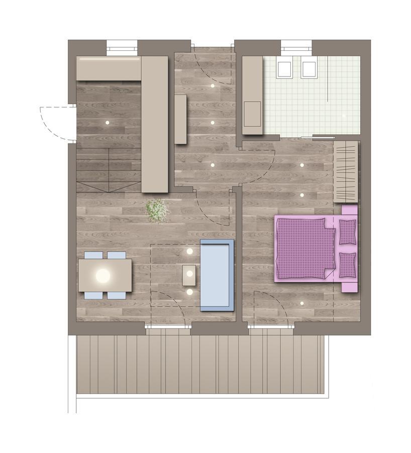קולפוסקו Alpin Relais B&B Villa Melisse מראה חיצוני תמונה